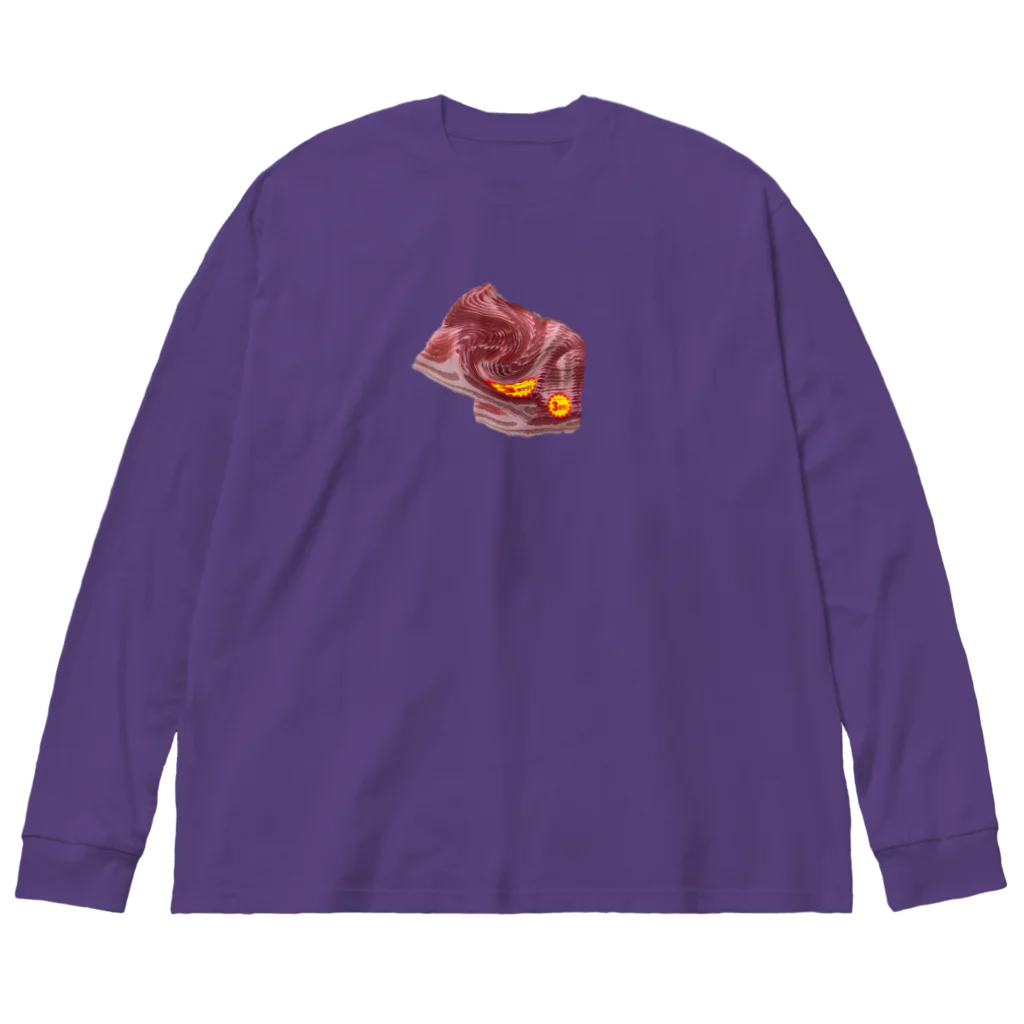 イエネコの豚バラレイヤーズ Big Long Sleeve T-Shirt