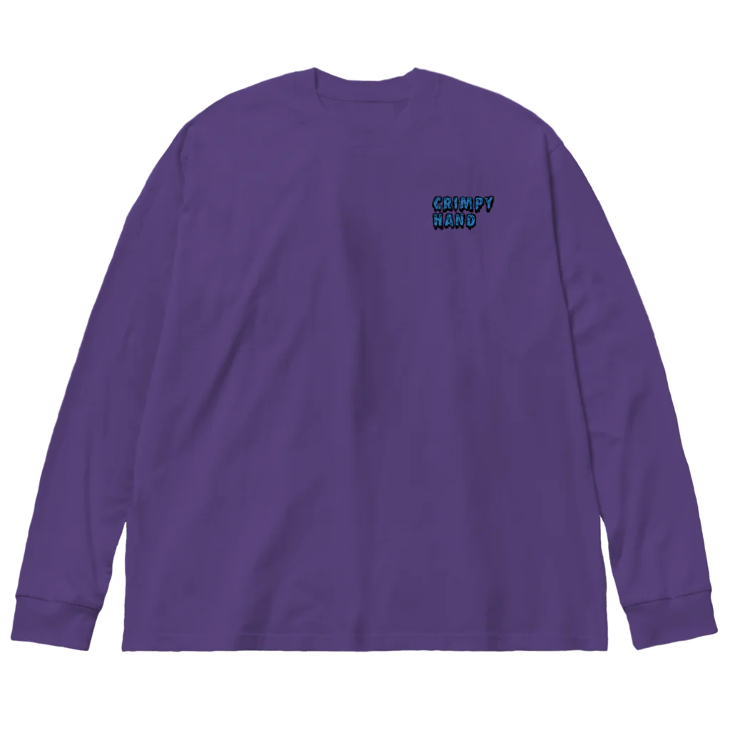 Saicho公式ショップのCrimpy Hand Logo Big Long Sleeve T-Shirt