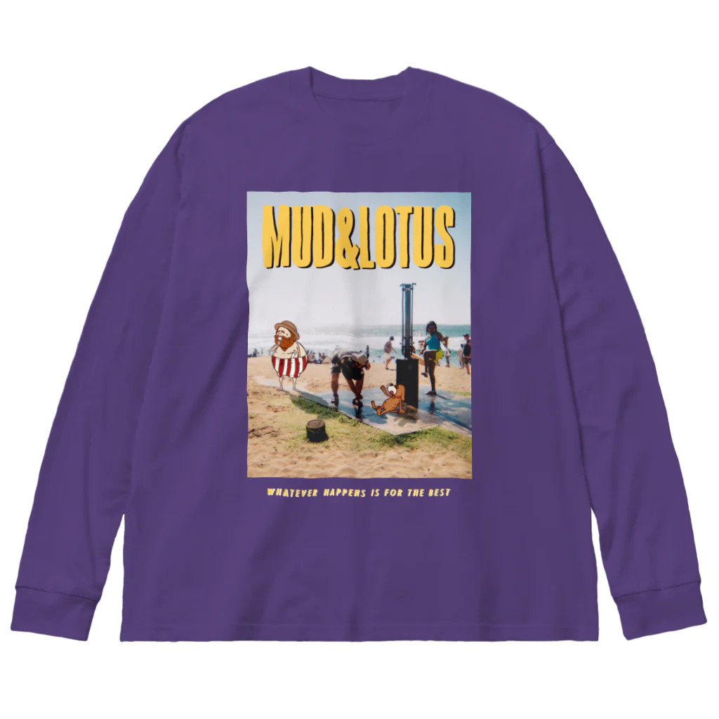 MUD AND LOTUSのBEACH-BIG LONG TEE ビッグシルエットロングスリーブTシャツ