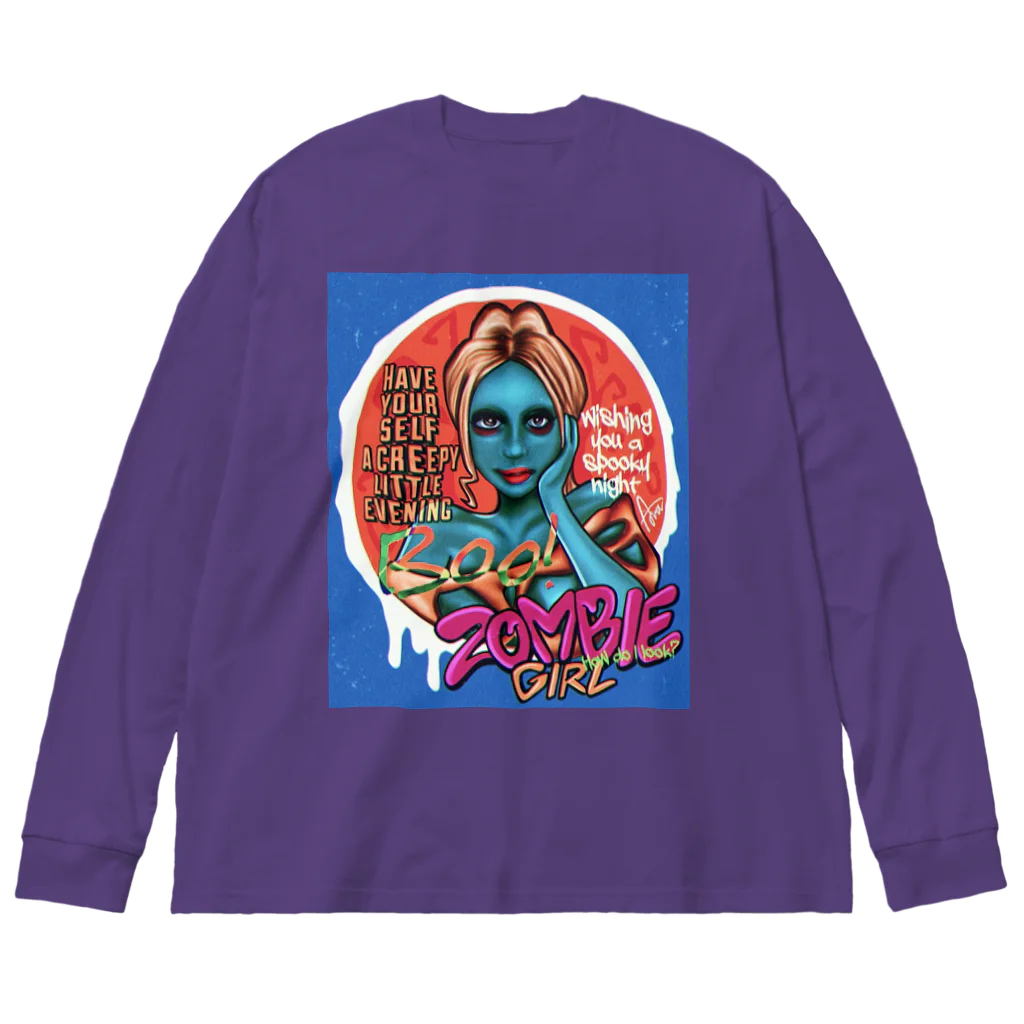 SPLASHYのZOMBIEGIRL SLSY Big Long Sleeve T-Shirt