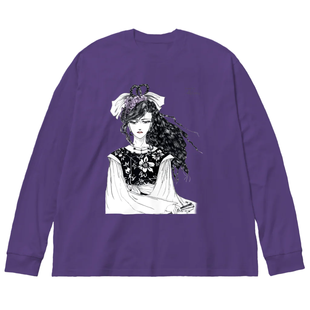 Akikawaのおみせの愁う女 Big Long Sleeve T-Shirt