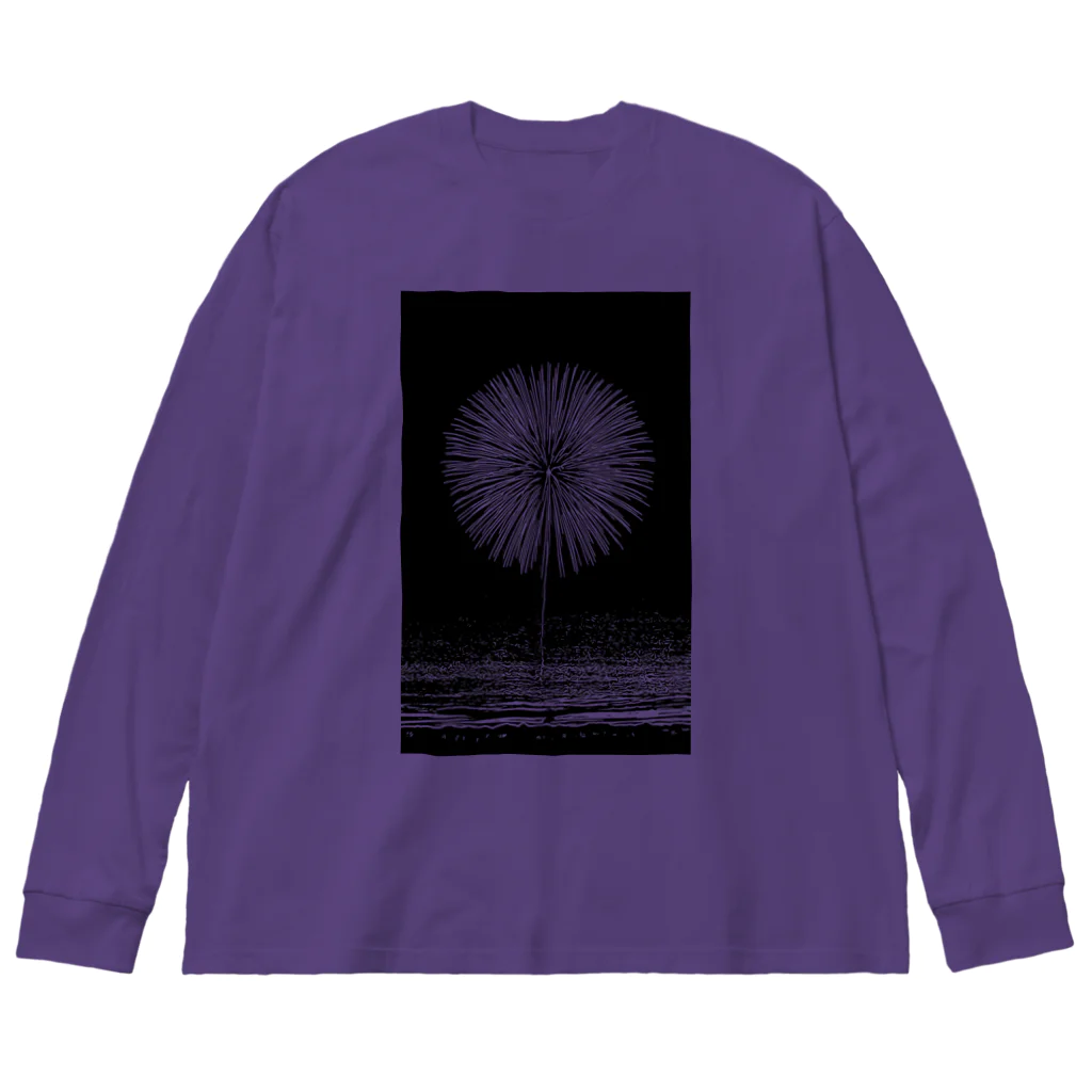 MomenTees ANNEXの布花火 ビッグシルエットロングスリーブTシャツ