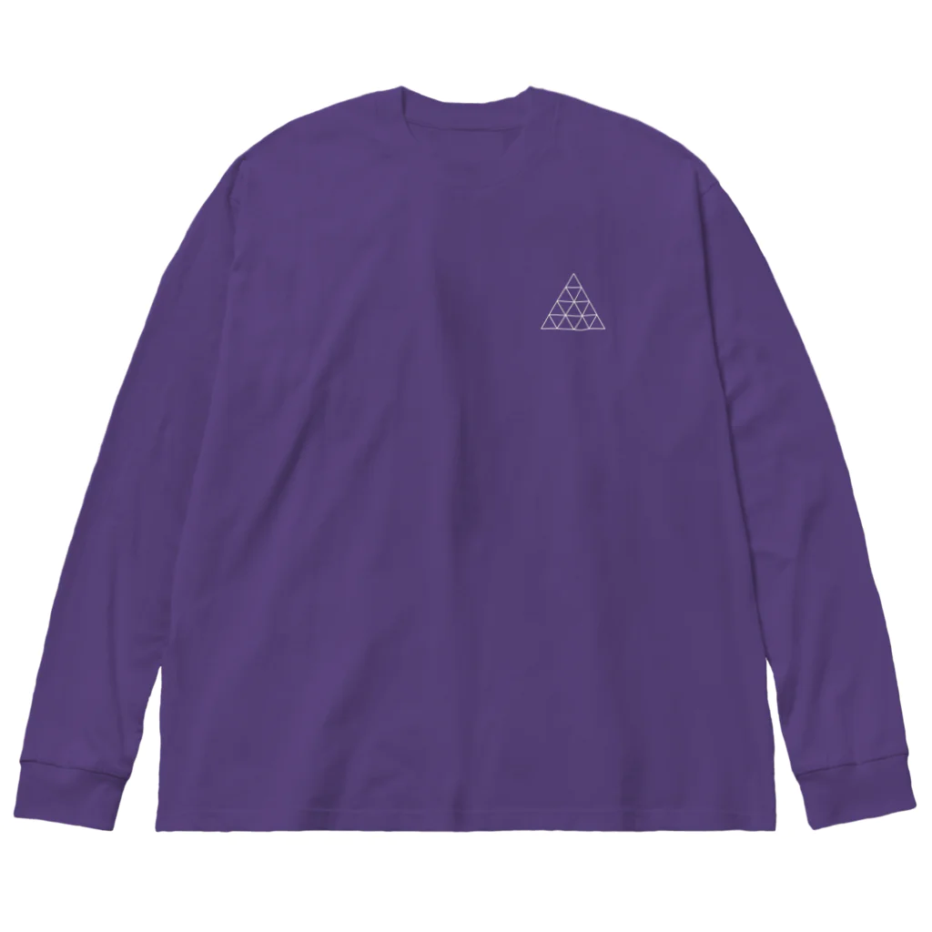 iromono clothingのINVERTED TRIANGLE LONG SLEEVE Big Long Sleeve T-Shirt