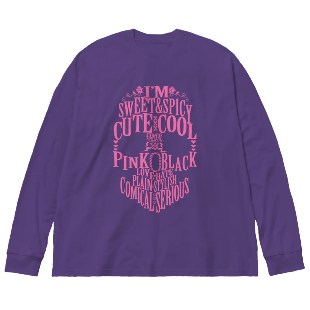 SWEET＆SPICY 【 すいすぱ 】ダーツのI'm SWEET&SPICY 【ピンク】 Big Long Sleeve T-Shirt