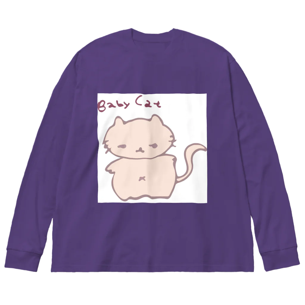 starseed🌟ねこのBabycat ビッグシルエットロングスリーブTシャツ