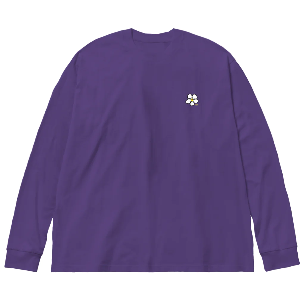 #Me-tag me-のPlumeria Big Long Sleeve T-Shirt