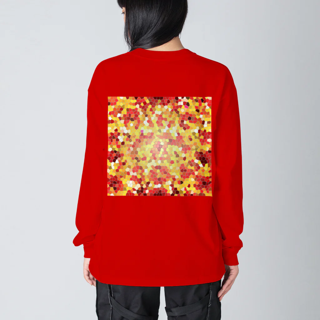  1st Shunzo's boutique のHealing mosaic Big Long Sleeve T-Shirt