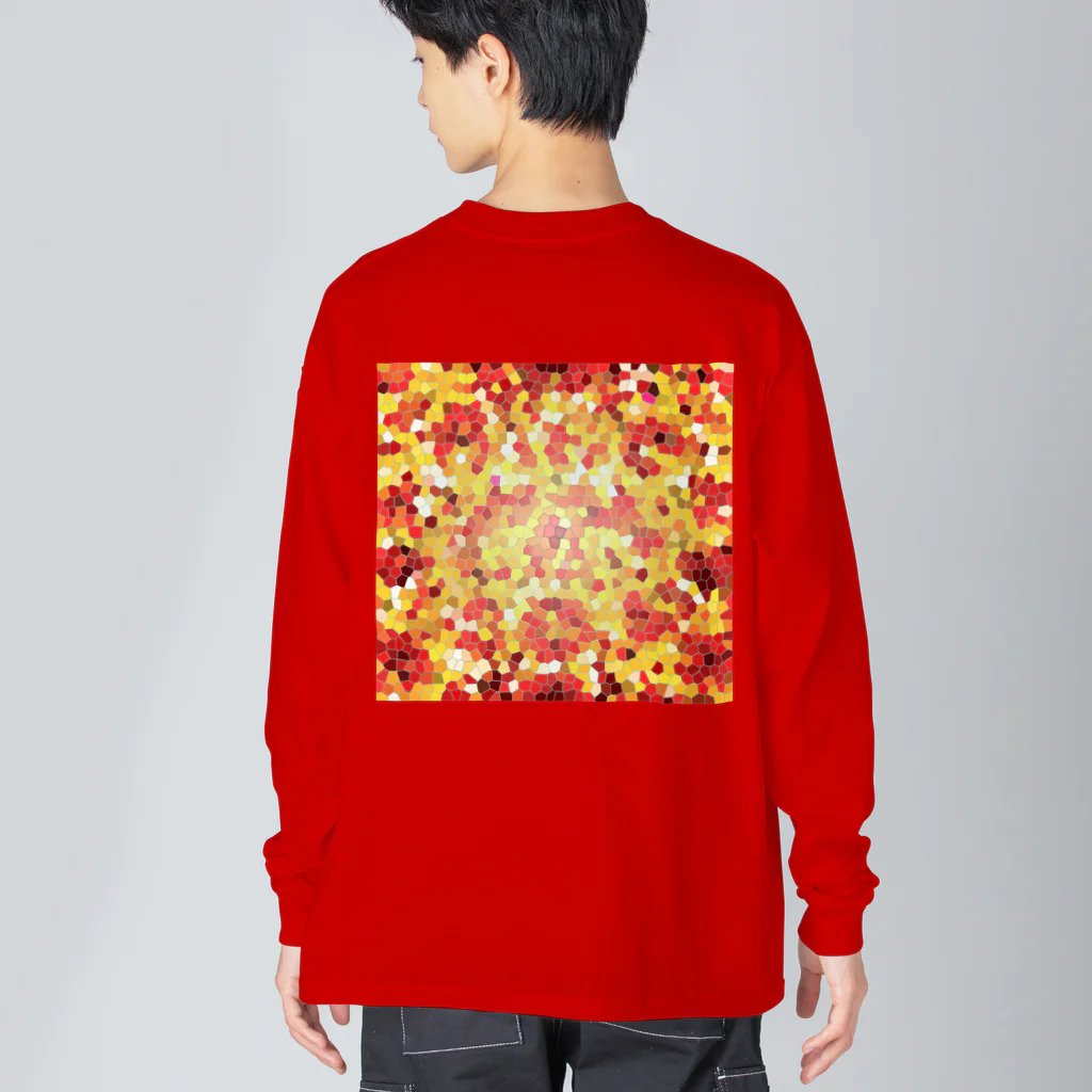  1st Shunzo's boutique のHealing mosaic Big Long Sleeve T-Shirt