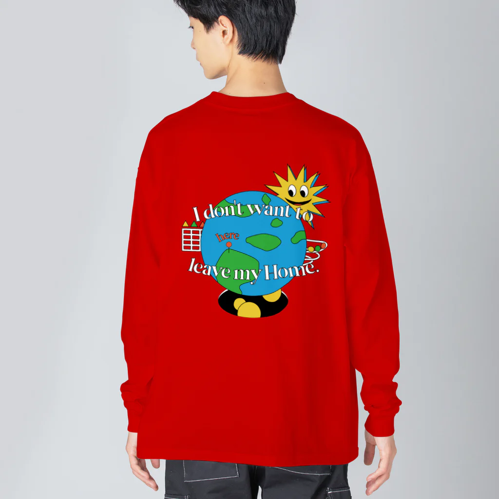 Parallel Imaginary Gift ShopのHOMESICK MADNESS ビッグシルエットロングスリーブTシャツ