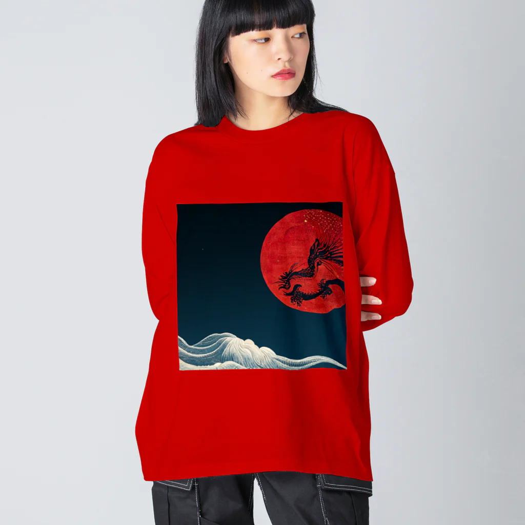 Eye2EyeのBlood Moon Dragon ビッグシルエットロングスリーブTシャツ