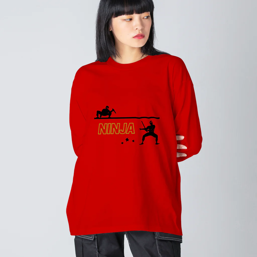 insparation｡   --- ｲﾝｽﾋﾟﾚｰｼｮﾝ｡のNINJA Big Long Sleeve T-Shirt