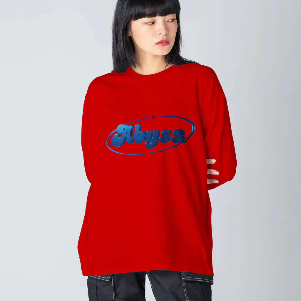 天邪鬼博物館　グッズ販売のAbyss logo Big Long Sleeve T-Shirt