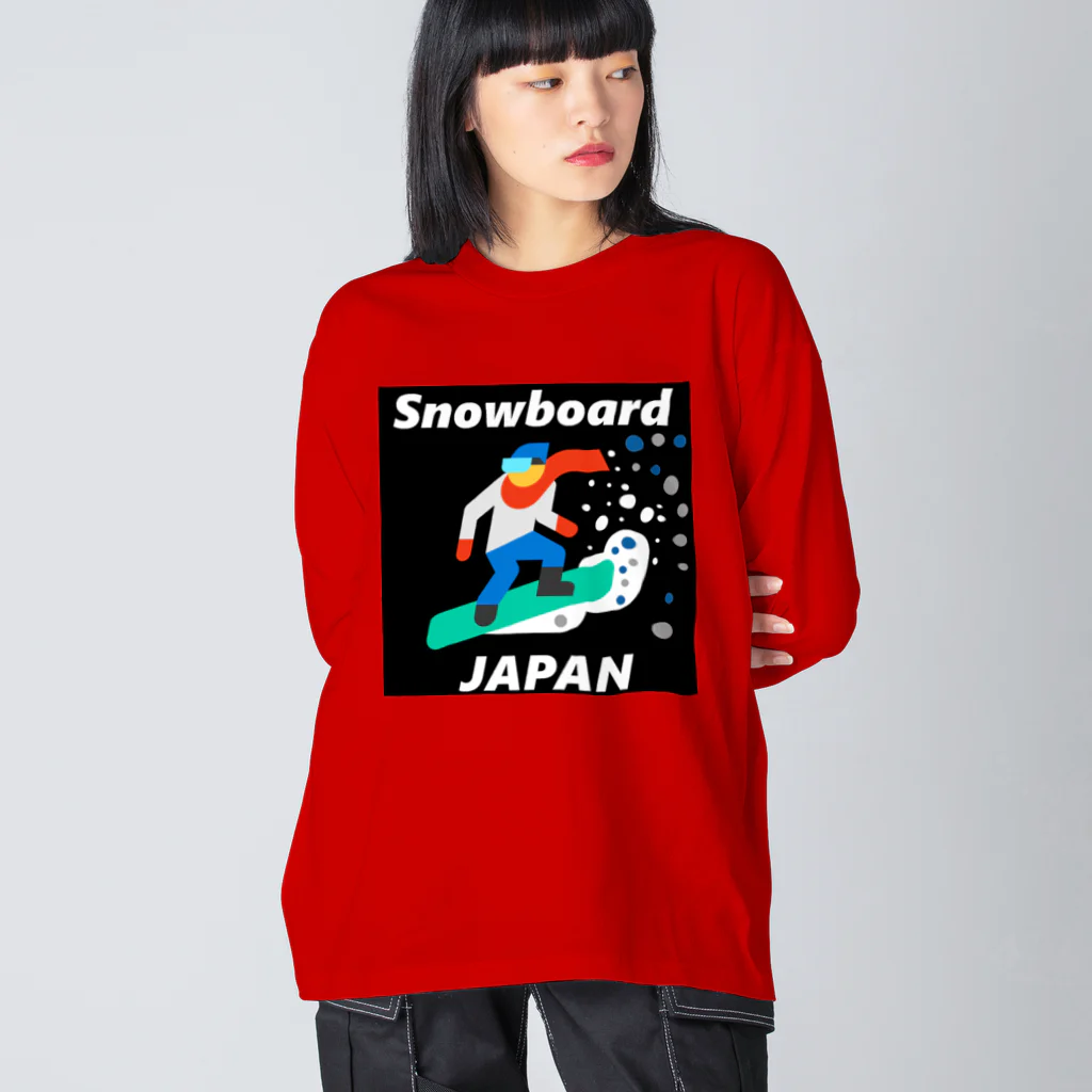 G-HERRINGのスノーボード（ snowboard ）素晴らしいボードライフをお祈りいたします。ご安全に！ 루즈핏 롱 슬리브 티셔츠