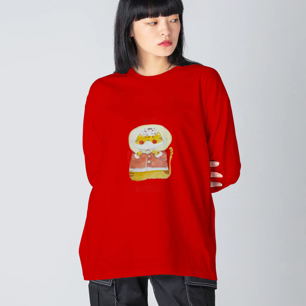 みゆ左衛門のサンタさんのお手伝い Big Long Sleeve T-Shirt