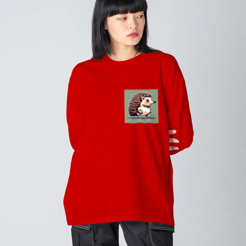 yu-tata-yuのハリネズミのおやつタイム Big Long Sleeve T-Shirt