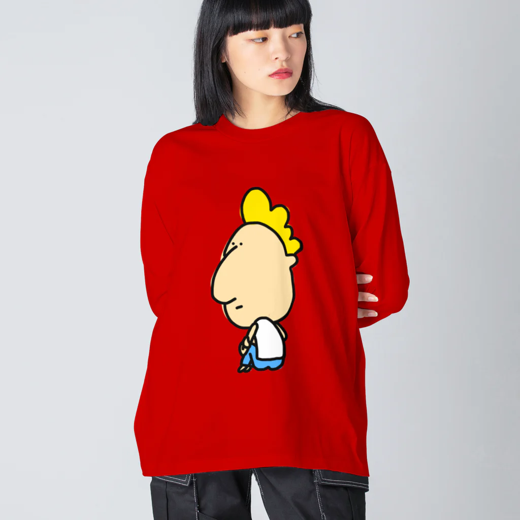 「キャシーとスミス」の とんでもなくかわいい グッズ屋さんの振り向きスミス Big Long Sleeve T-Shirt