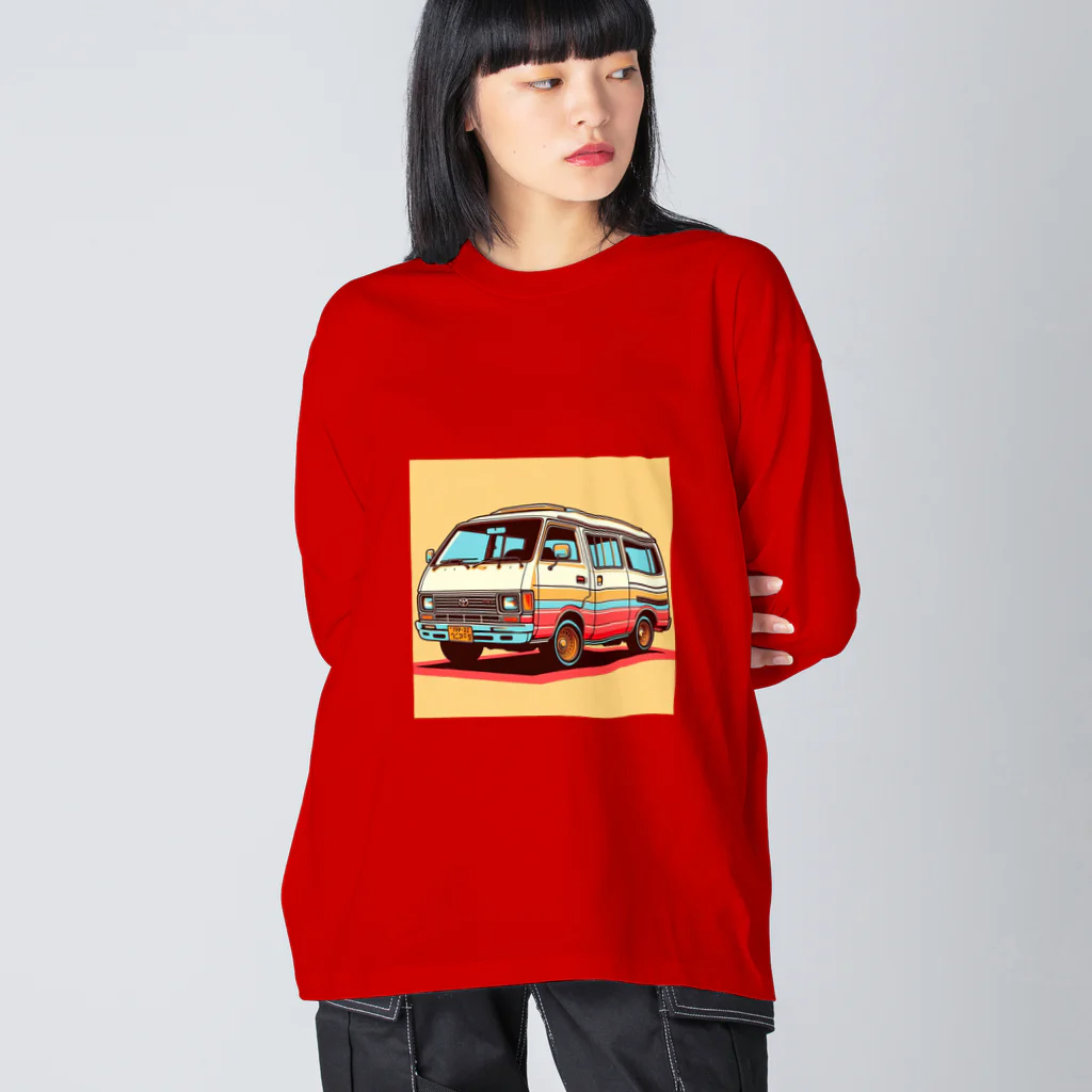 80s_popの80s CityPop No.25 Big Long Sleeve T-Shirt