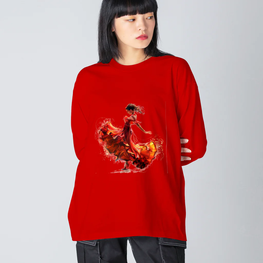 MistyStarkのフラメンコダンサー Big Long Sleeve T-Shirt