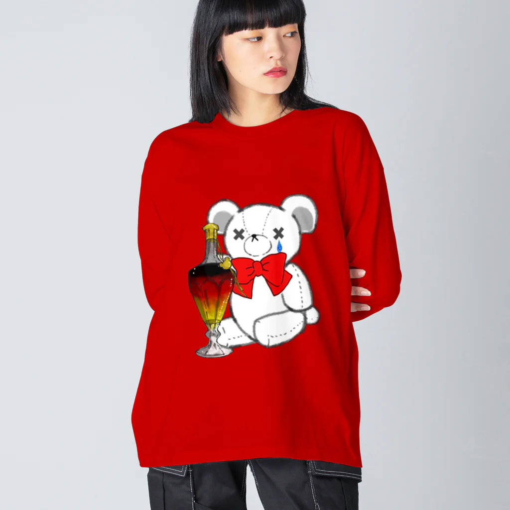 CEのSAKEくま ロイヤル バカラ Big Long Sleeve T-Shirt