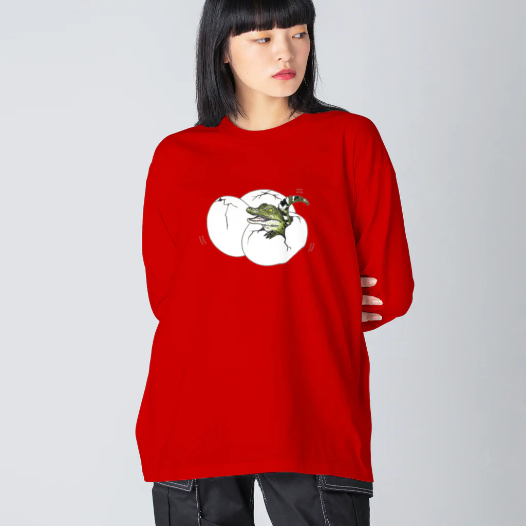 Leee_sanの子ワニ Big Long Sleeve T-Shirt