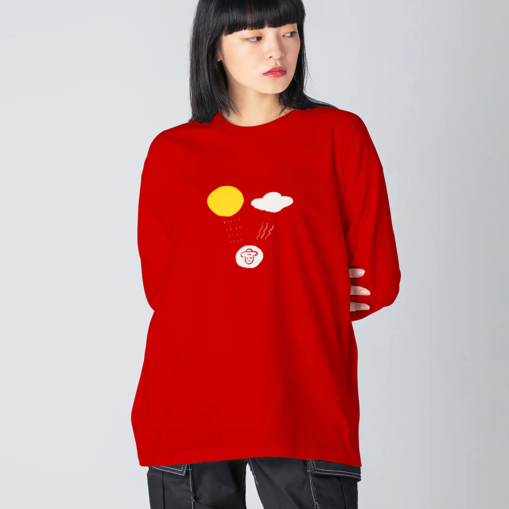 イエネコの北風と太陽 Big Long Sleeve T-Shirt