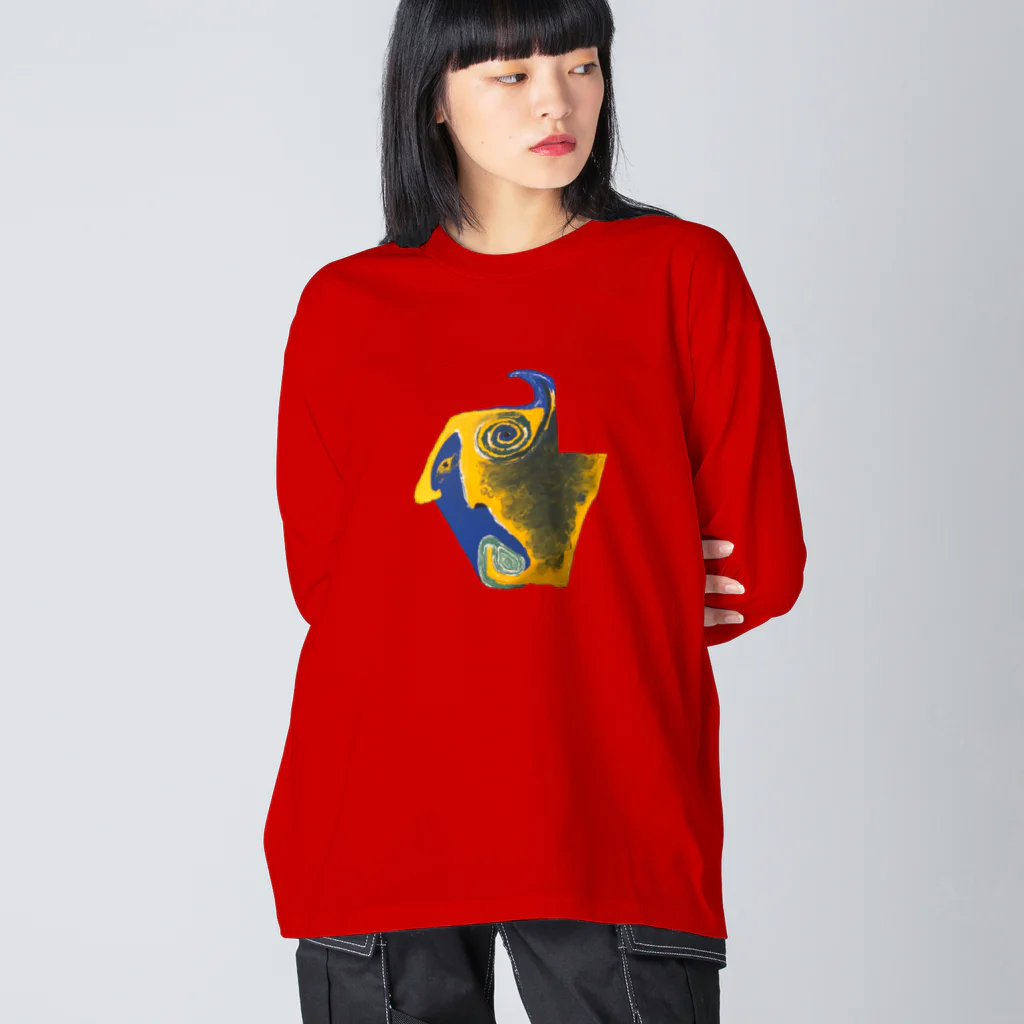 T_Art_Worksの自画像 Big Long Sleeve T-Shirt