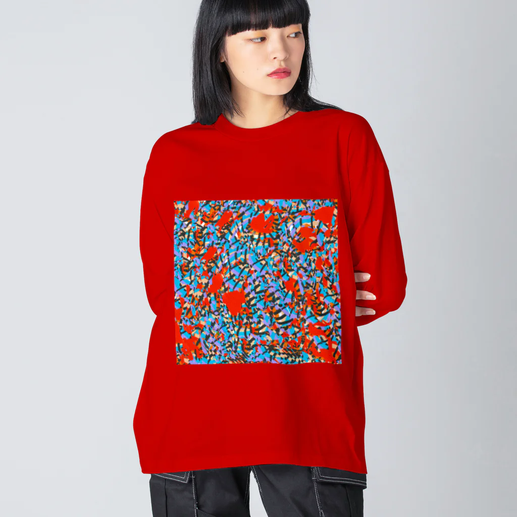 S☺︎RA BRANDのColour Splash Big Long Sleeve T-Shirt