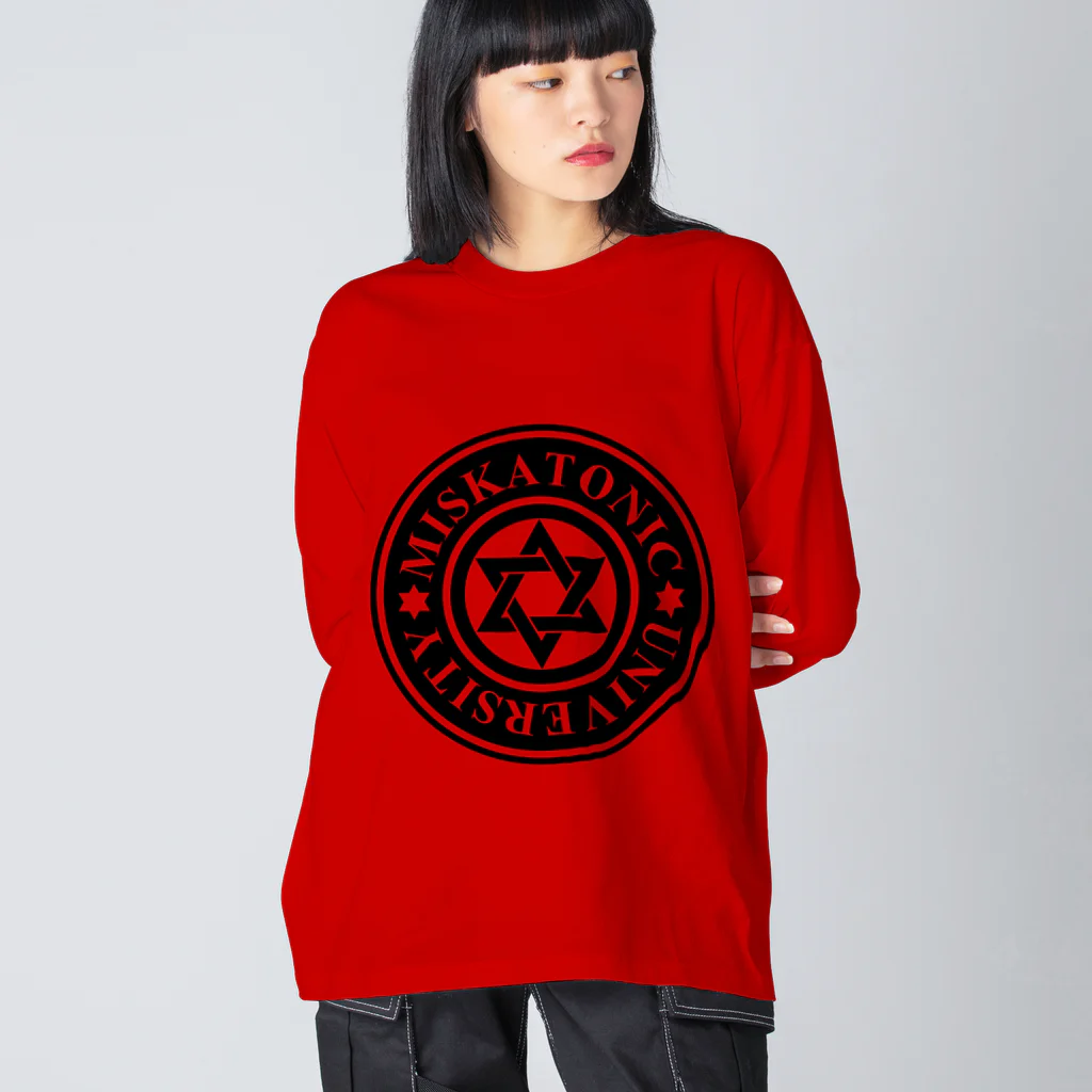 AURA_HYSTERICAのMISKATONIC LIBRARY STAFF Big Long Sleeve T-Shirt