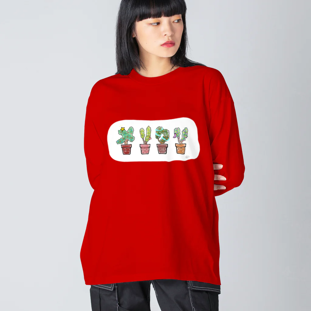 はちよんごのメリクリなツリー Big Long Sleeve T-Shirt