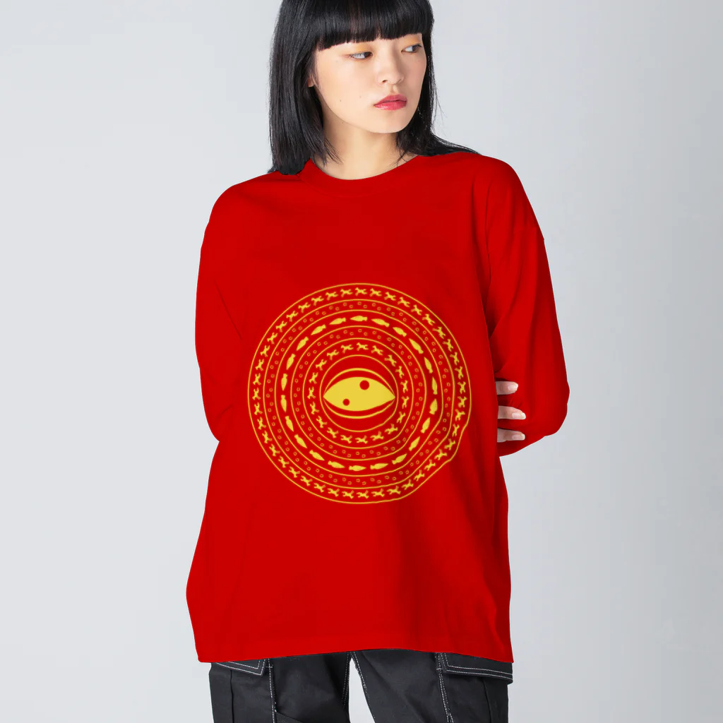 いぜむの曼荼羅風ホースアイ Big Long Sleeve T-Shirt