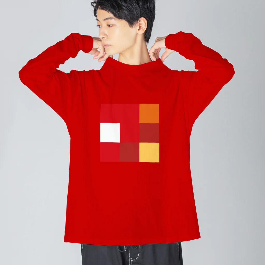 3×3 のドット絵のアンリマティス - 3×3 のドット絵 Big Long Sleeve T-Shirt