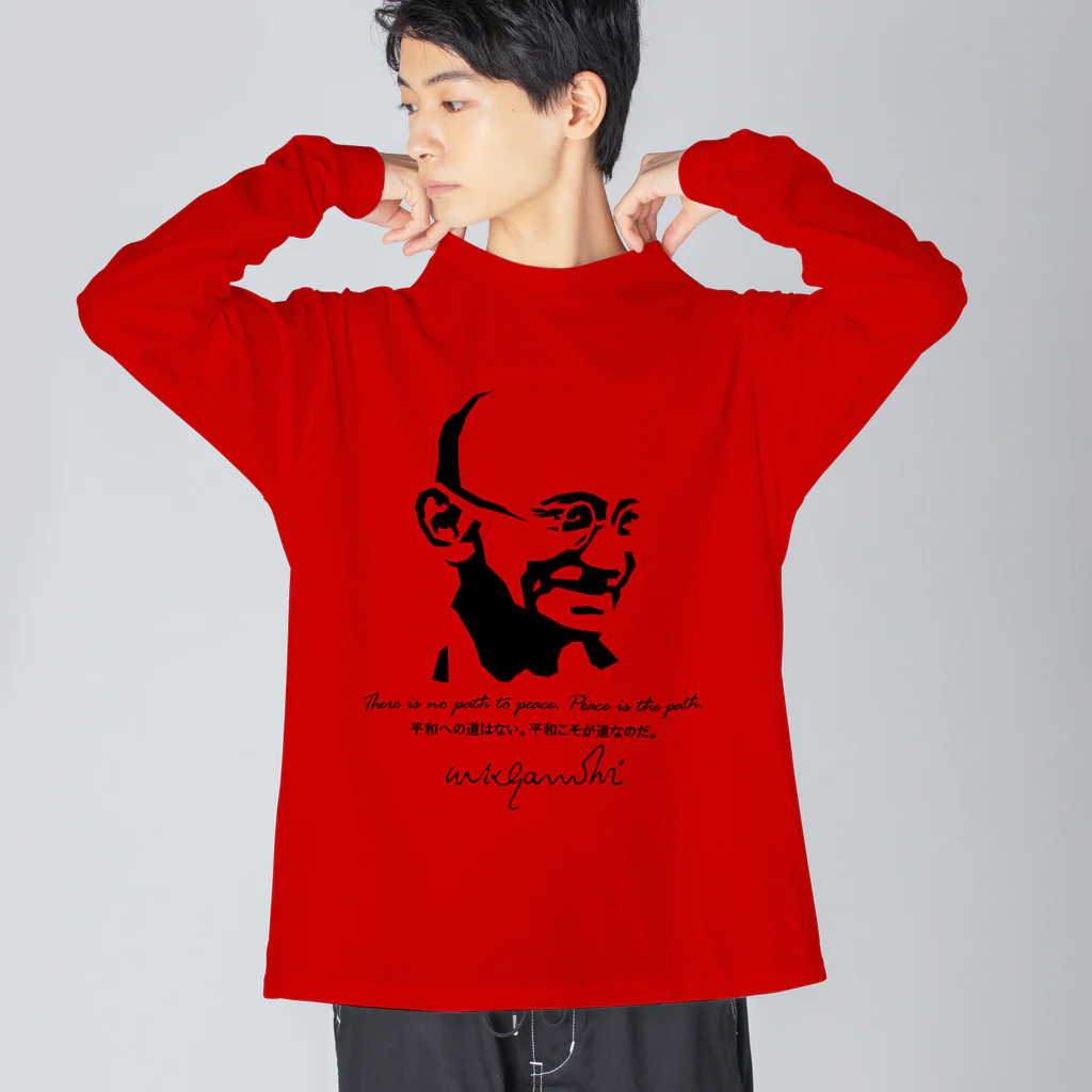 JOKERS FACTORYのGANDHI ver.2 ビッグシルエットロングスリーブTシャツ