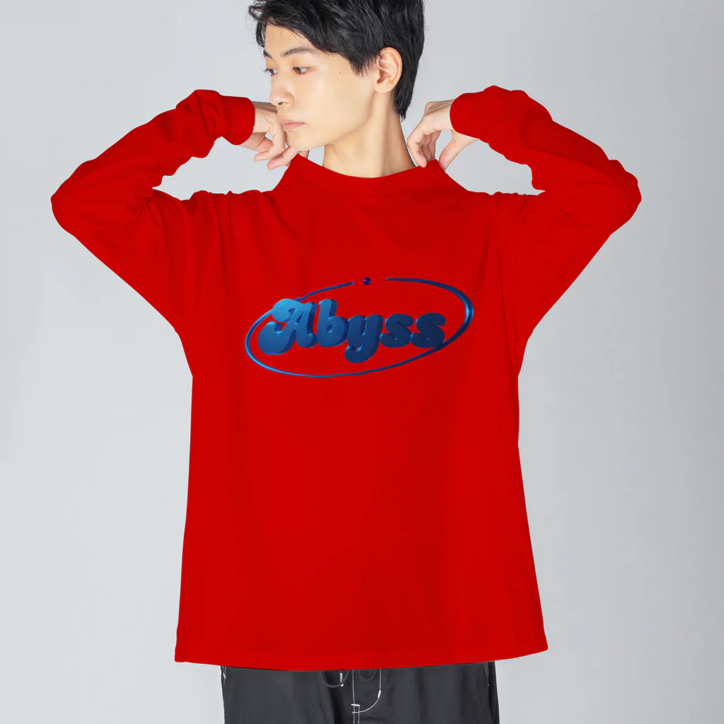 天邪鬼博物館　グッズ販売のAbyss logo Big Long Sleeve T-Shirt