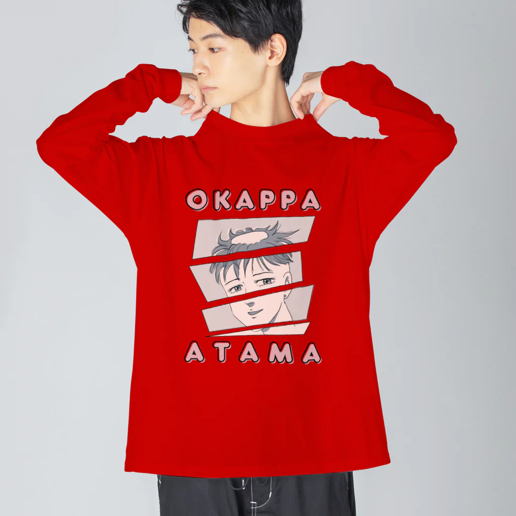 kazu_gのおかっぱ頭 Big Long Sleeve T-Shirt