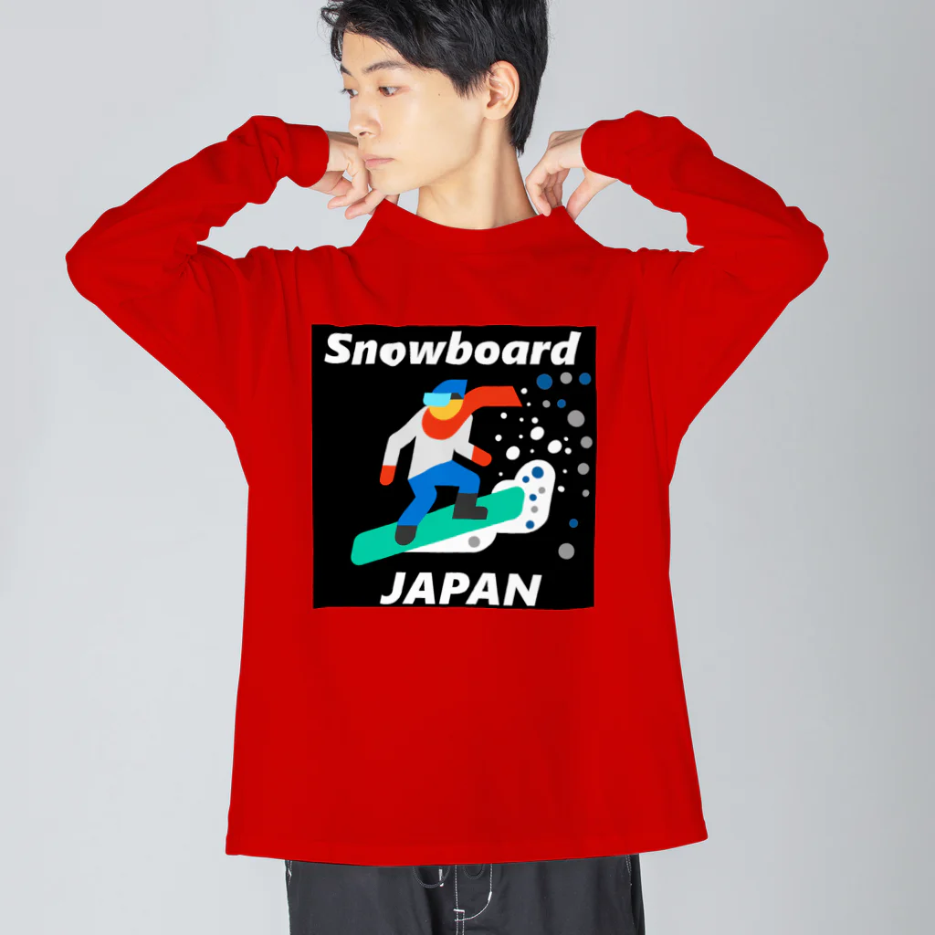 G-HERRINGのスノーボード（ snowboard ）素晴らしいボードライフをお祈りいたします。ご安全に！ 루즈핏 롱 슬리브 티셔츠