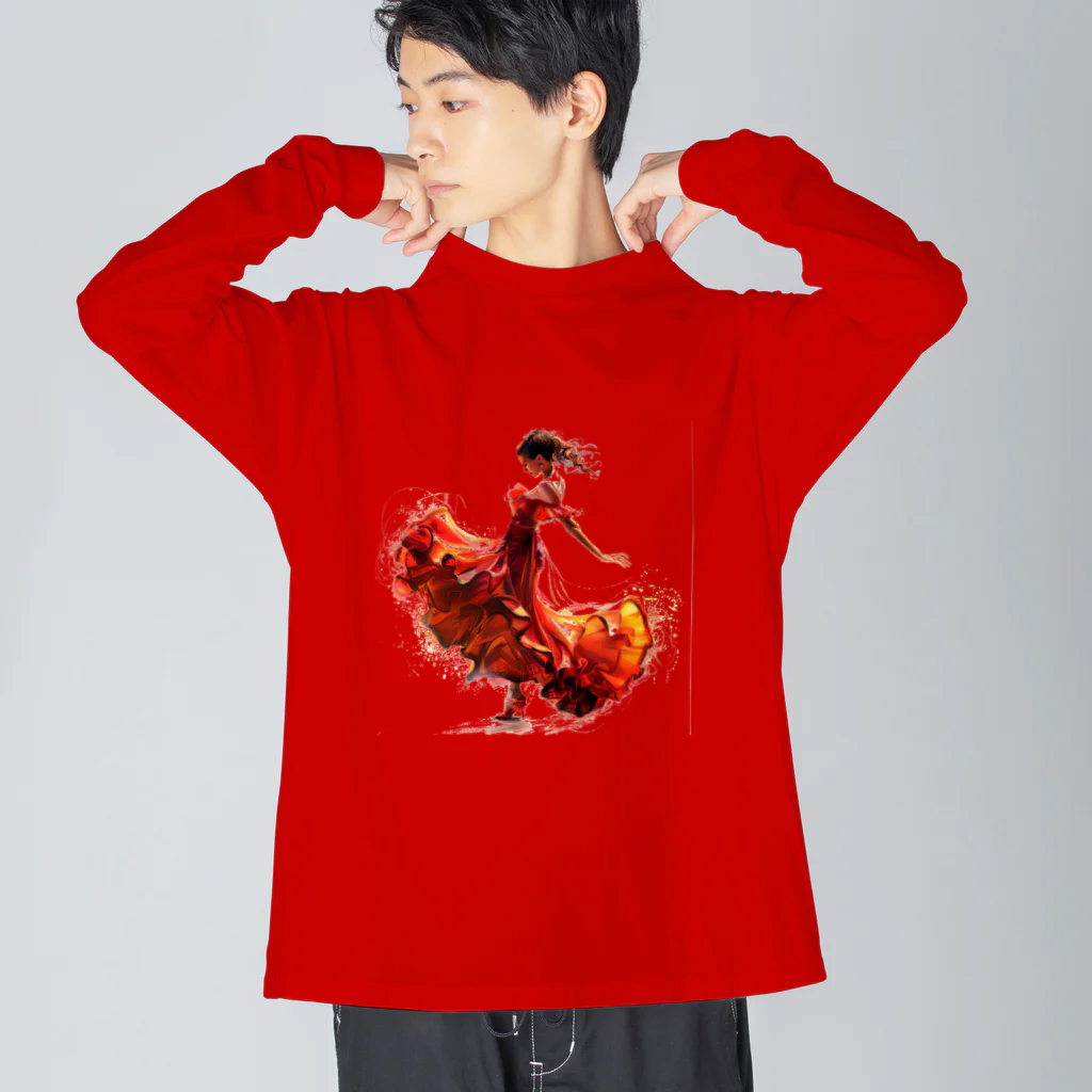 MistyStarkのフラメンコダンサー Big Long Sleeve T-Shirt