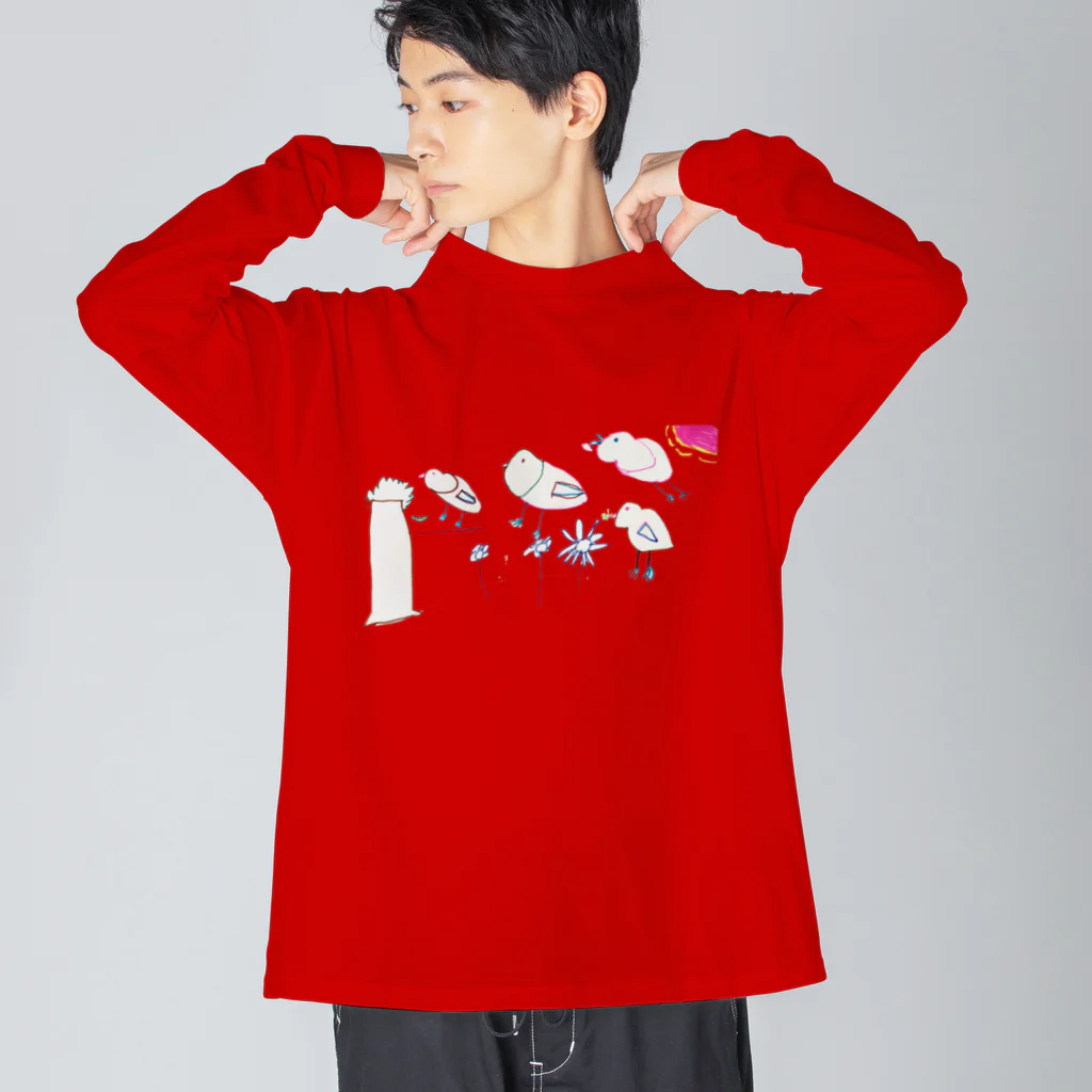 okono_eの朝☀ by 5-year-old Big Long Sleeve T-Shirt