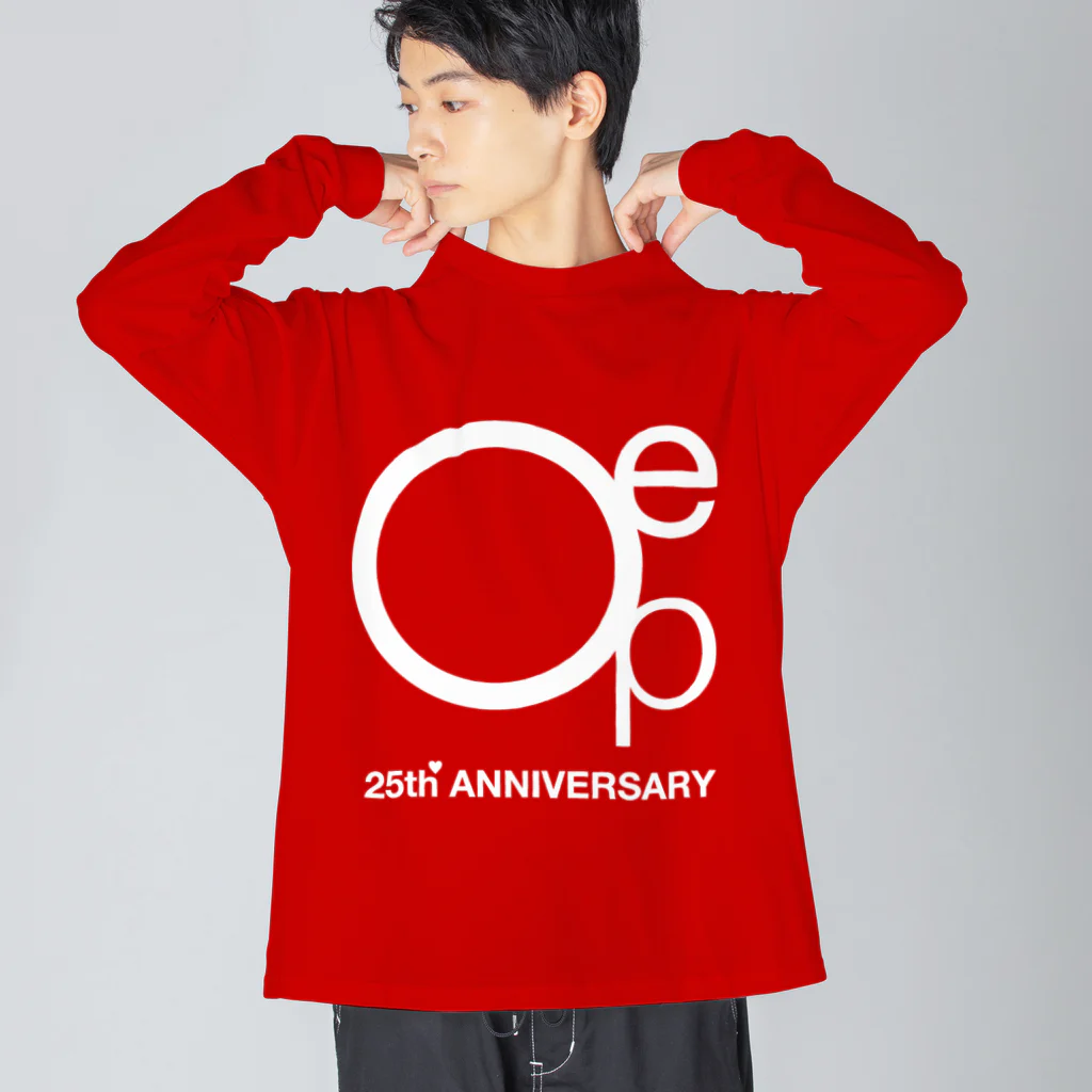 Masaki SukedaのOEP 25周年記念グッズたち（ホワイト） Big Long Sleeve T-Shirt