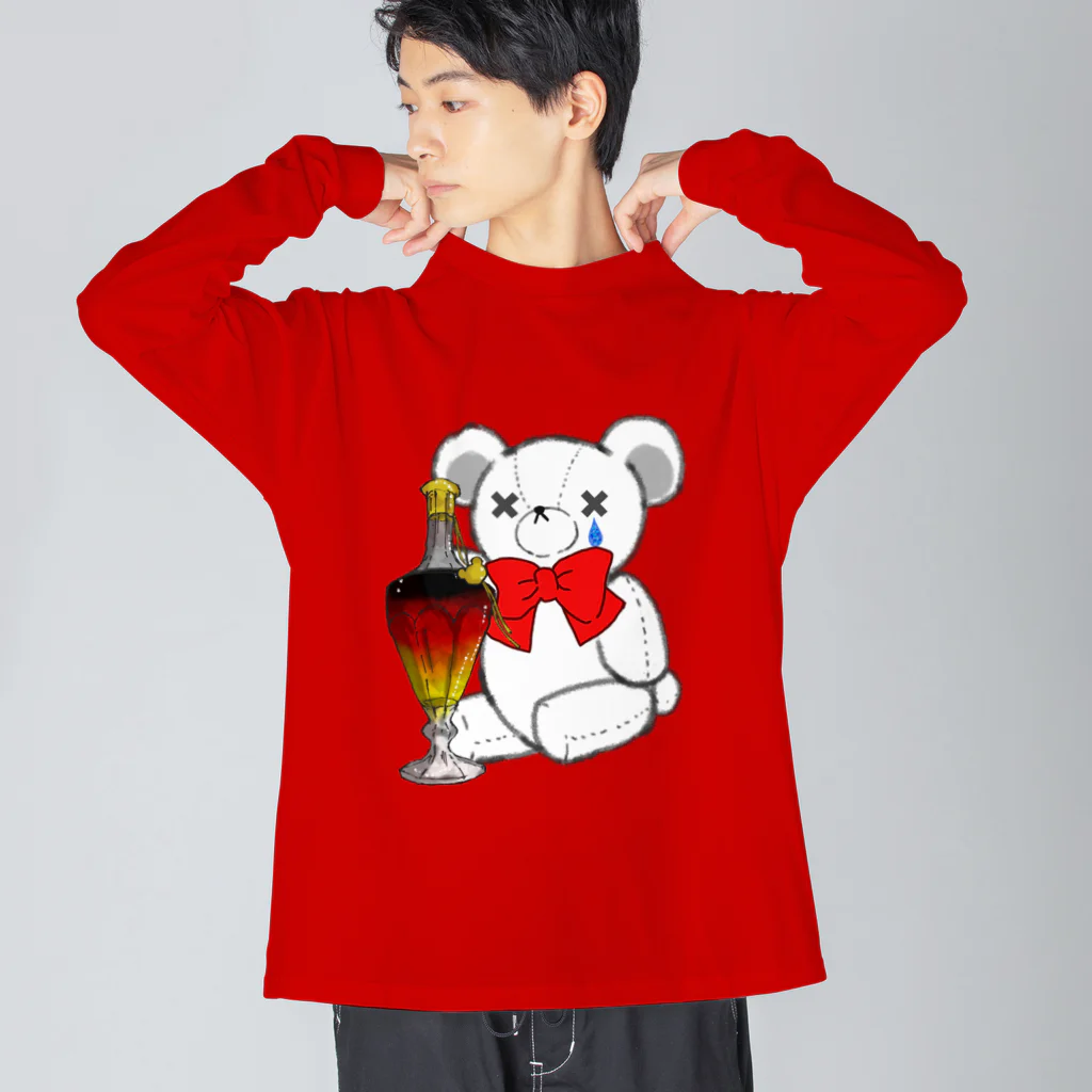 CEのSAKEくま ロイヤル バカラ Big Long Sleeve T-Shirt