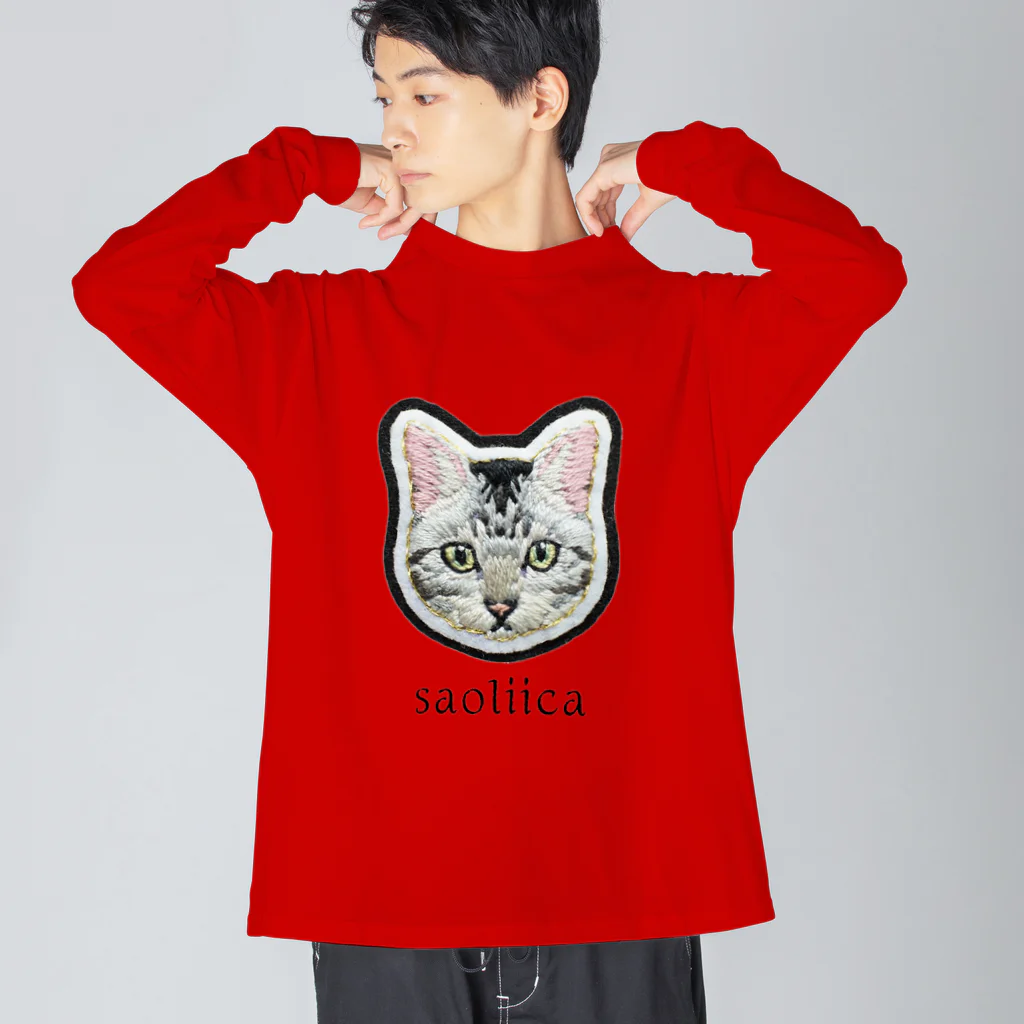 saoliicaのネコのN氏 Big Long Sleeve T-Shirt