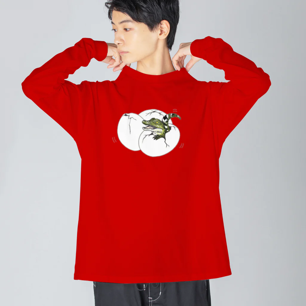 Leee_sanの子ワニ Big Long Sleeve T-Shirt