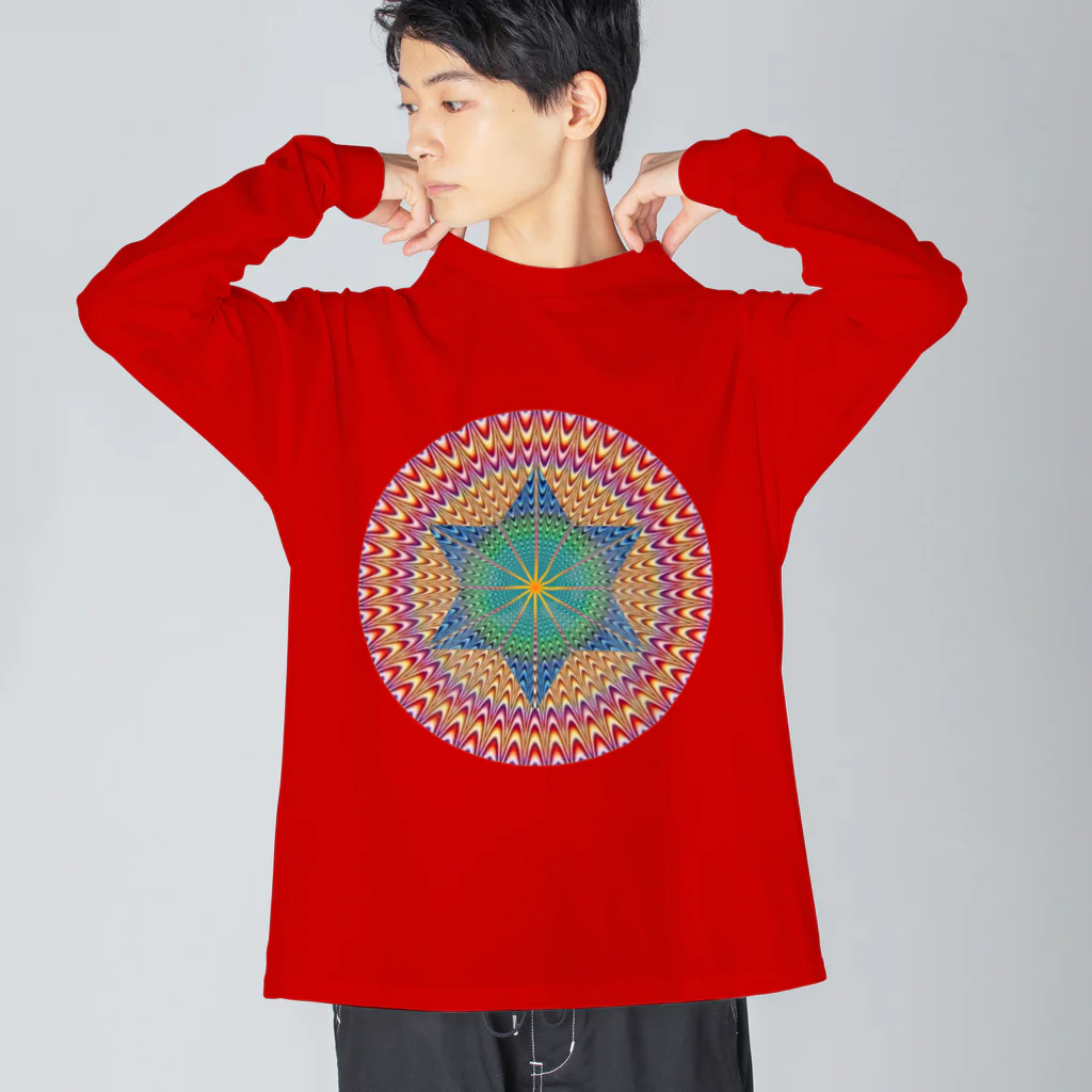 ポンコツホンポのI & I SEE JAH LIGHT (W) Big Long Sleeve T-Shirt