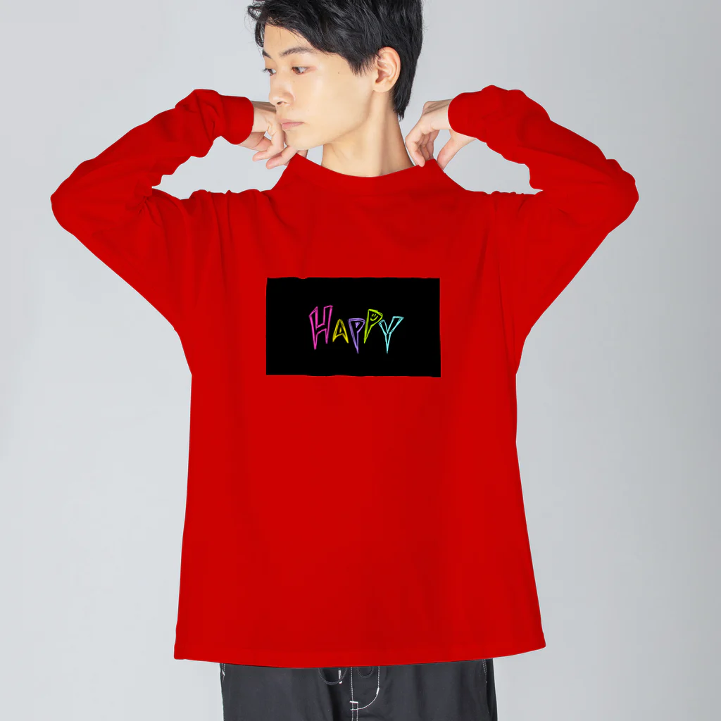 はちよんごのHAPPY Big Long Sleeve T-Shirt