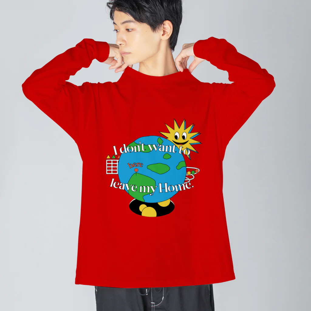 Parallel Imaginary Gift ShopのHOMESICK MADNESS ビッグシルエットロングスリーブTシャツ
