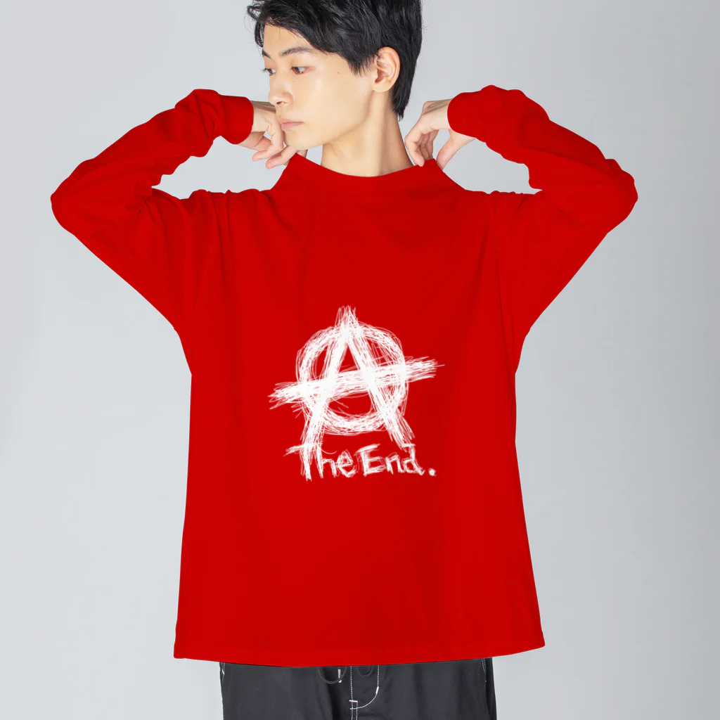 ZEN369のサークルA-THEEND(白文字) Big Long Sleeve T-Shirt