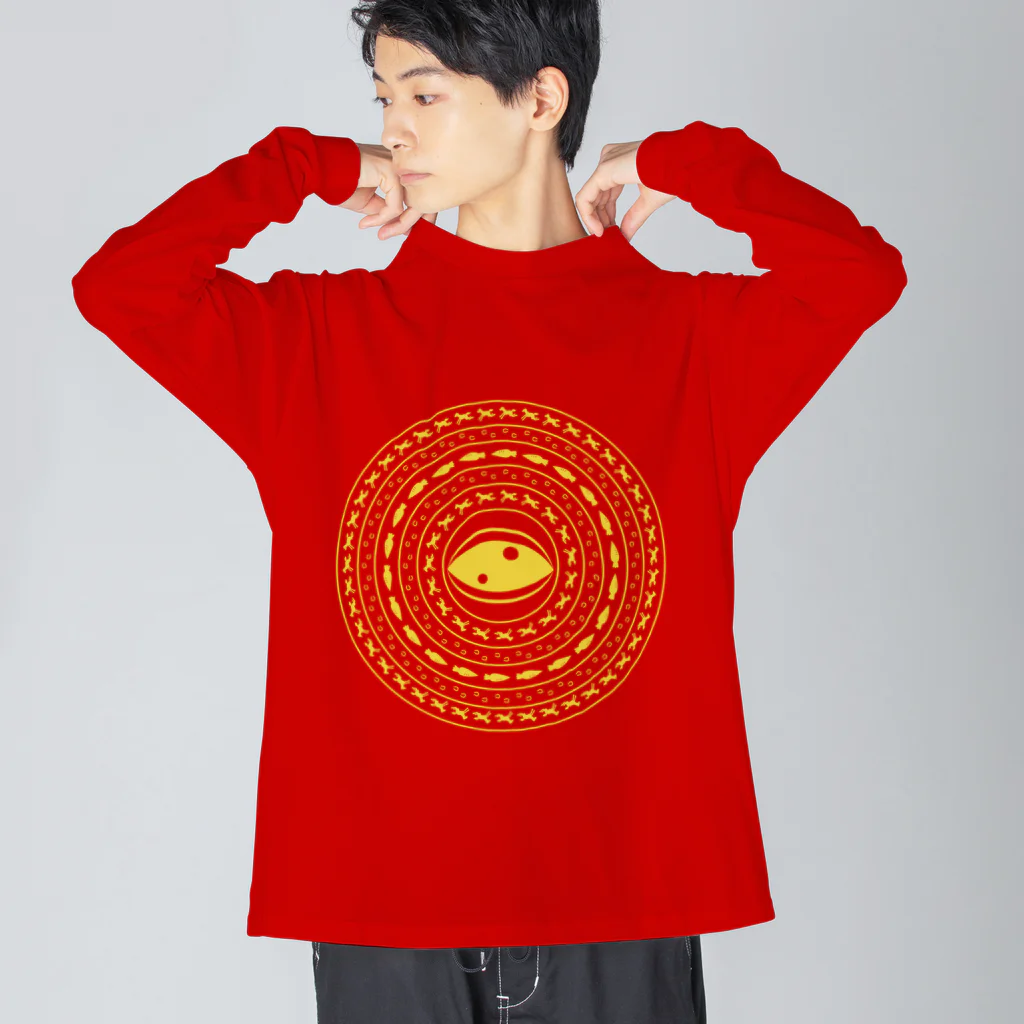 いぜむの曼荼羅風ホースアイ Big Long Sleeve T-Shirt