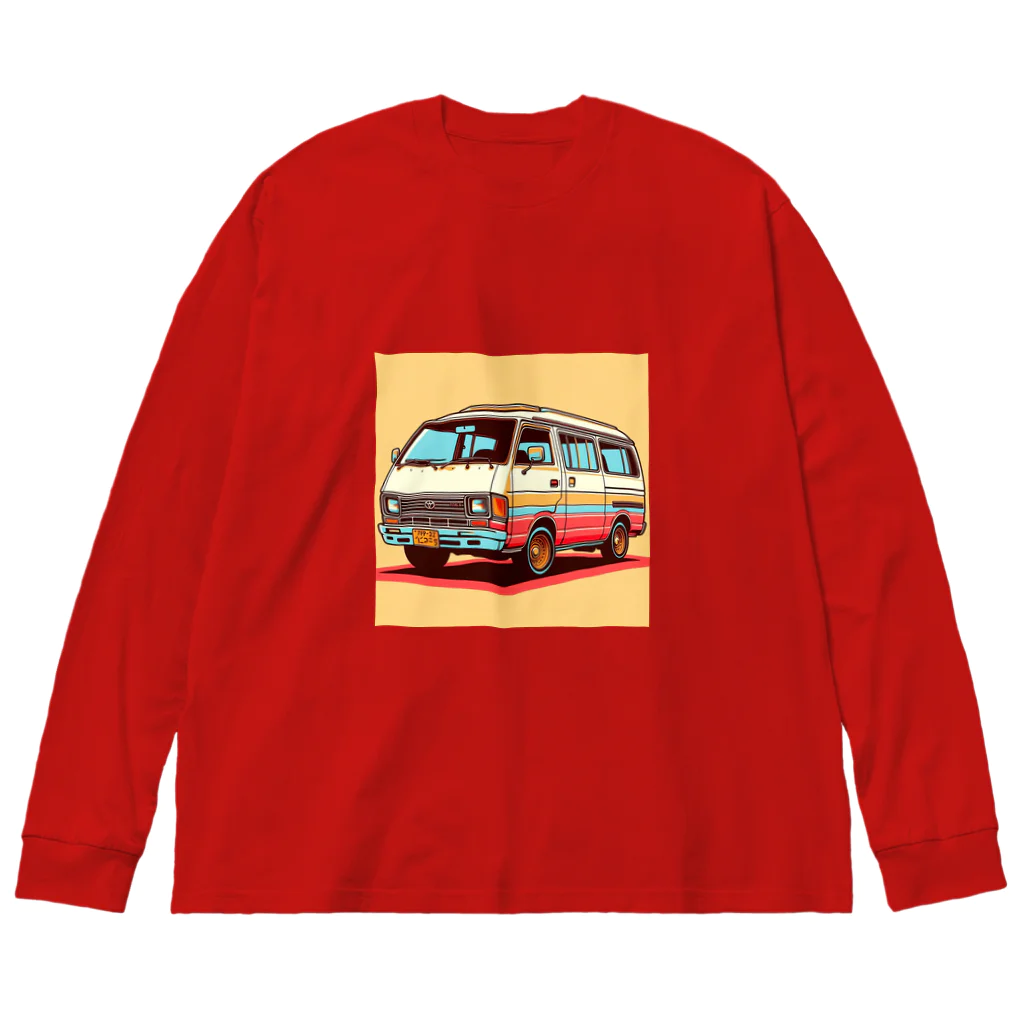 80s_popの80s CityPop No.25 Big Long Sleeve T-Shirt