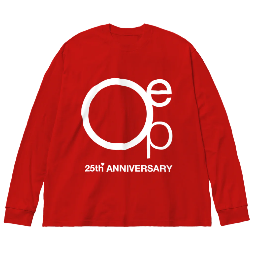 Masaki SukedaのOEP 25周年記念グッズたち（ホワイト） ビッグシルエットロングスリーブTシャツ