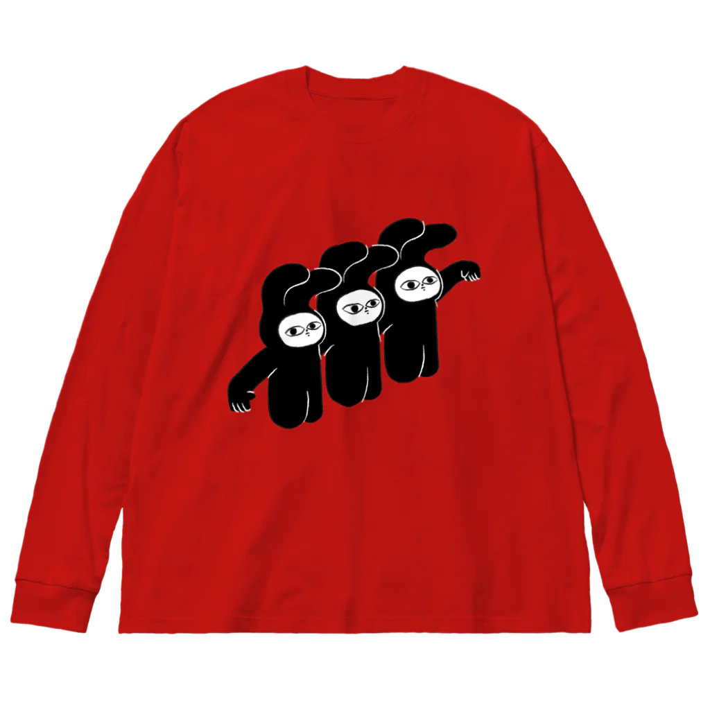 MIKAの肩組みBrothers Big Long Sleeve T-Shirt