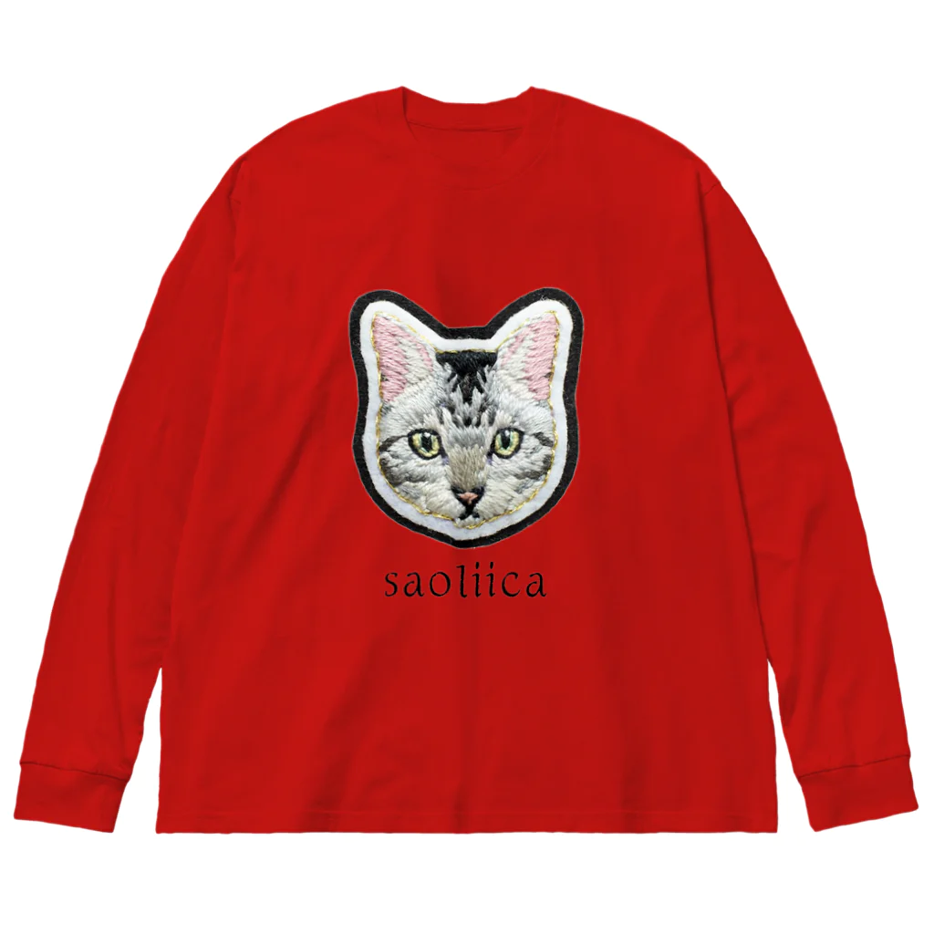 saoliicaのネコのN氏 Big Long Sleeve T-Shirt